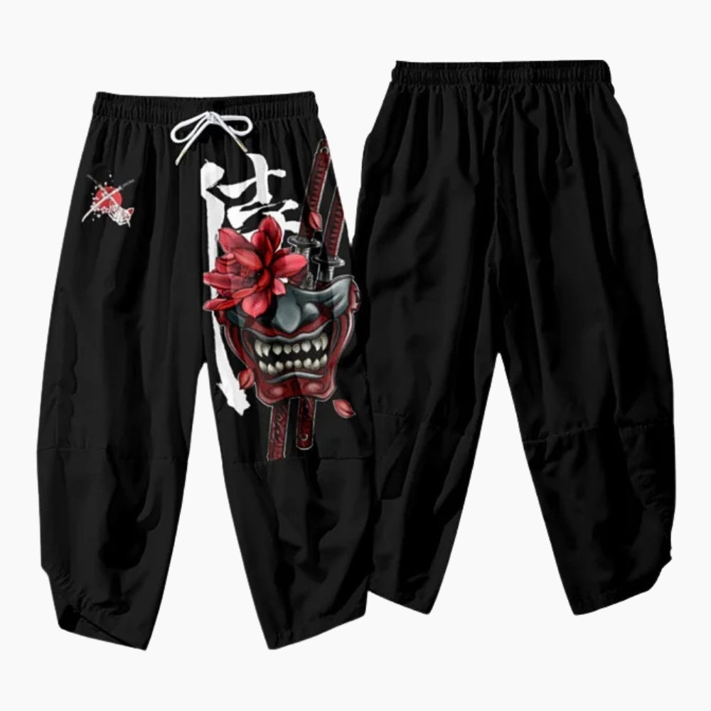 Pantalón Corto Japonés 'Neo Tokyo' Diseño 3 pantalón japonés streetwear Ropa Japonesa
