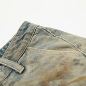 Pantalones cortos vaqueros Acid Wash pantalón corto vaquero streetwear japonés Ropa Japonesa