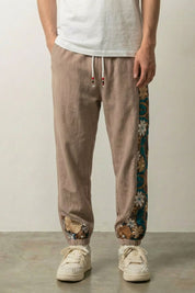 Pantalón Japonés Floral 'Sakura' Rosa pantalón japonés streetwear Ropa Japonesa