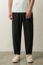Pantalones a rayas Hombre Stainah x Leeng pantalón streetwear urbano japonés Ropa Japonesa