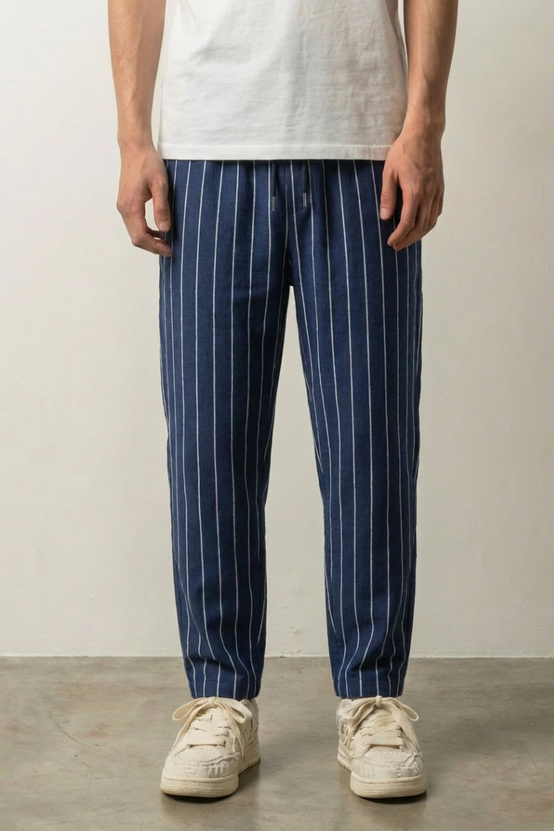 Pantalones a rayas Hombre Stainah x Leeng pantalón streetwear urbano japonés Ropa Japonesa