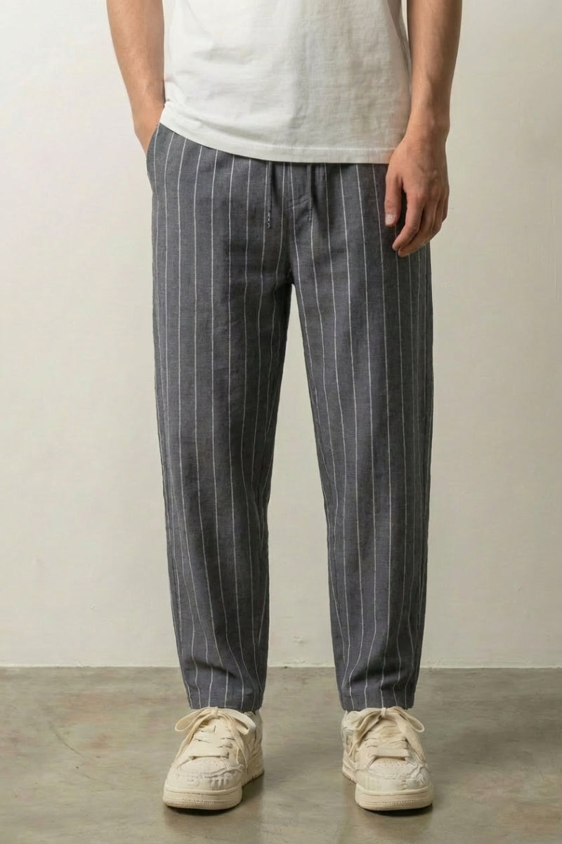 Pantalones a rayas Hombre Stainah x Leeng pantalón streetwear urbano japonés Ropa Japonesa