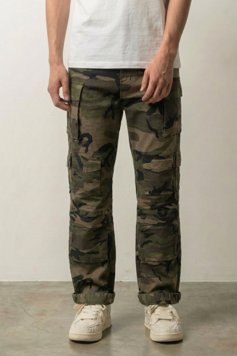 Pantalones cargo militares Toyoake pantalón streetwear urbano japonés Ropa Japonesa