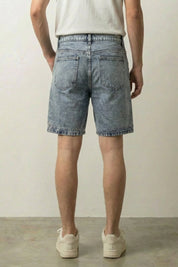 Pantalones cortos vaqueros patchwork pantalón corto vaquero streetwear japonés Ropa Japonesa