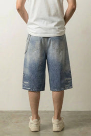 Pantalones cortos vaqueros personalizados pantalón corto vaquero streetwear japonés Ropa Japonesa