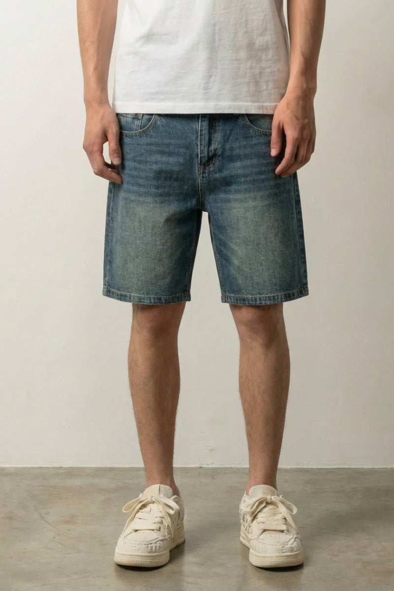 Pantalones cortos vaqueros vintage pantalón corto vaquero streetwear japonés Ropa Japonesa