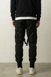 Pantalones streetwear con tirantes Okazaki pantalón streetwear urbano japonés Ropa Japonesa