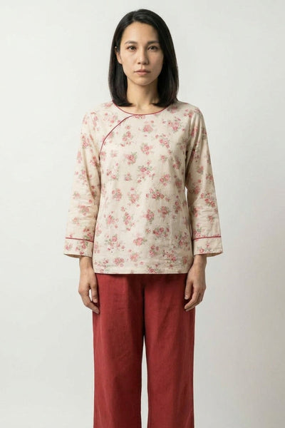 Pijama Japonés Floral 'Komon'