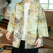 Chaqueta kimono estampada 'Edición Kaito'