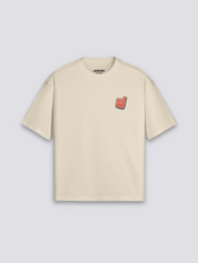 Camiseta ramen bol de fideos estampado japonés oversize