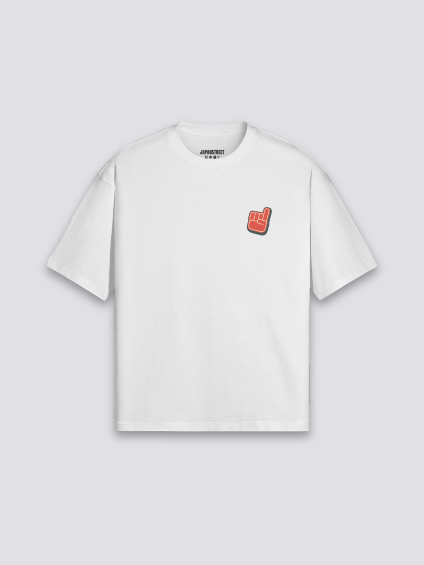 Camiseta ramen bol de fideos estampado japonés oversize