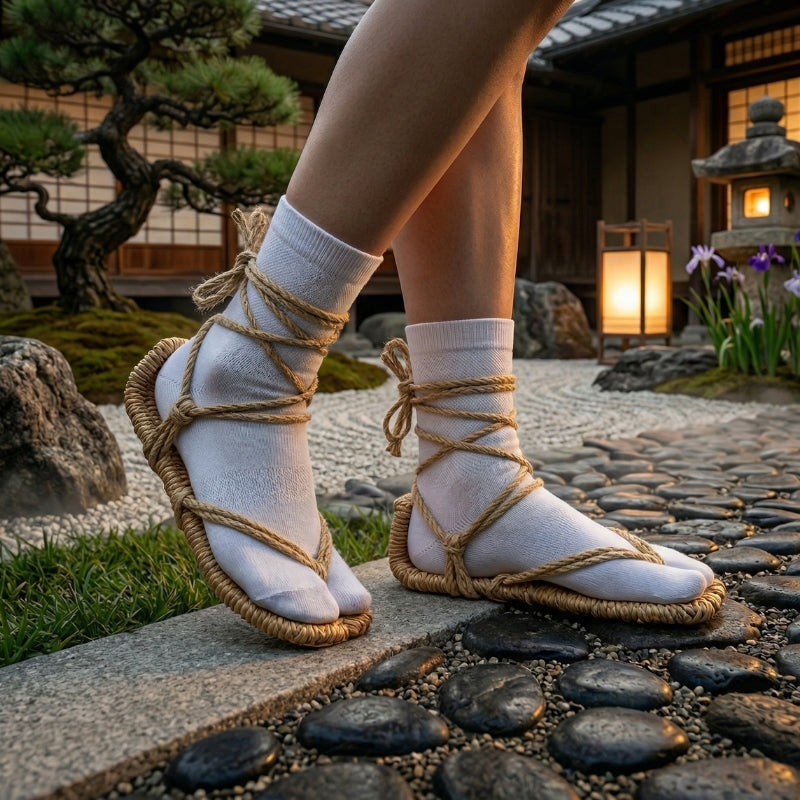 Sandalias Waraji - Ropa Japonesa