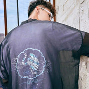 Chaqueta kimono transparente 'Kazuko'