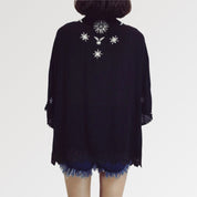 Kimono corto de encaje 'FLKD'