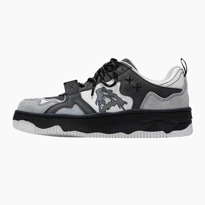 Sneakers Patchwork Kage - Ropa Japonesa