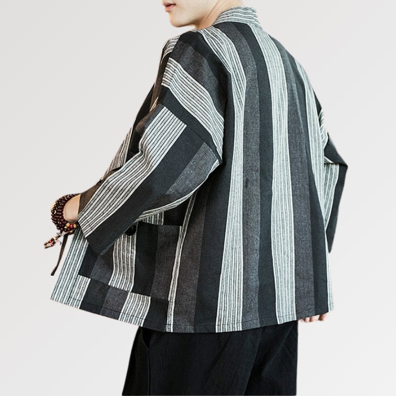 Cárdigan kimono a rayas 'Shurina'