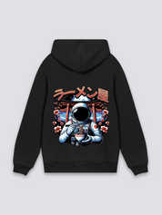 Sudadera astronauta ramen torii estampado japonés oversize