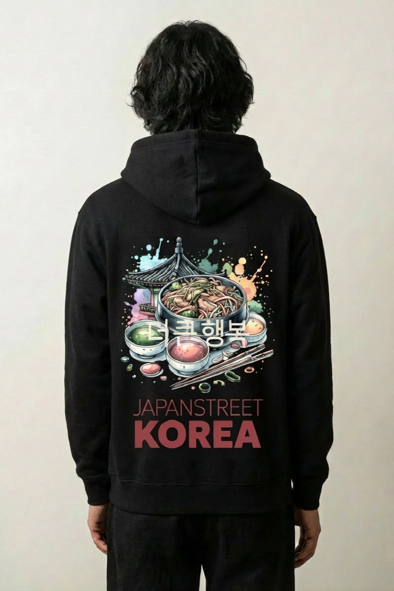 Sudadera coreana korea recipes estampado japonés oversize Ropa Japonesa