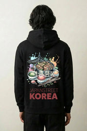 Sudadera coreana korea recipes estampado japonés oversize Ropa Japonesa