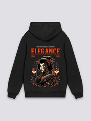 Sudadera geisha cyborg estampado japonés oversize