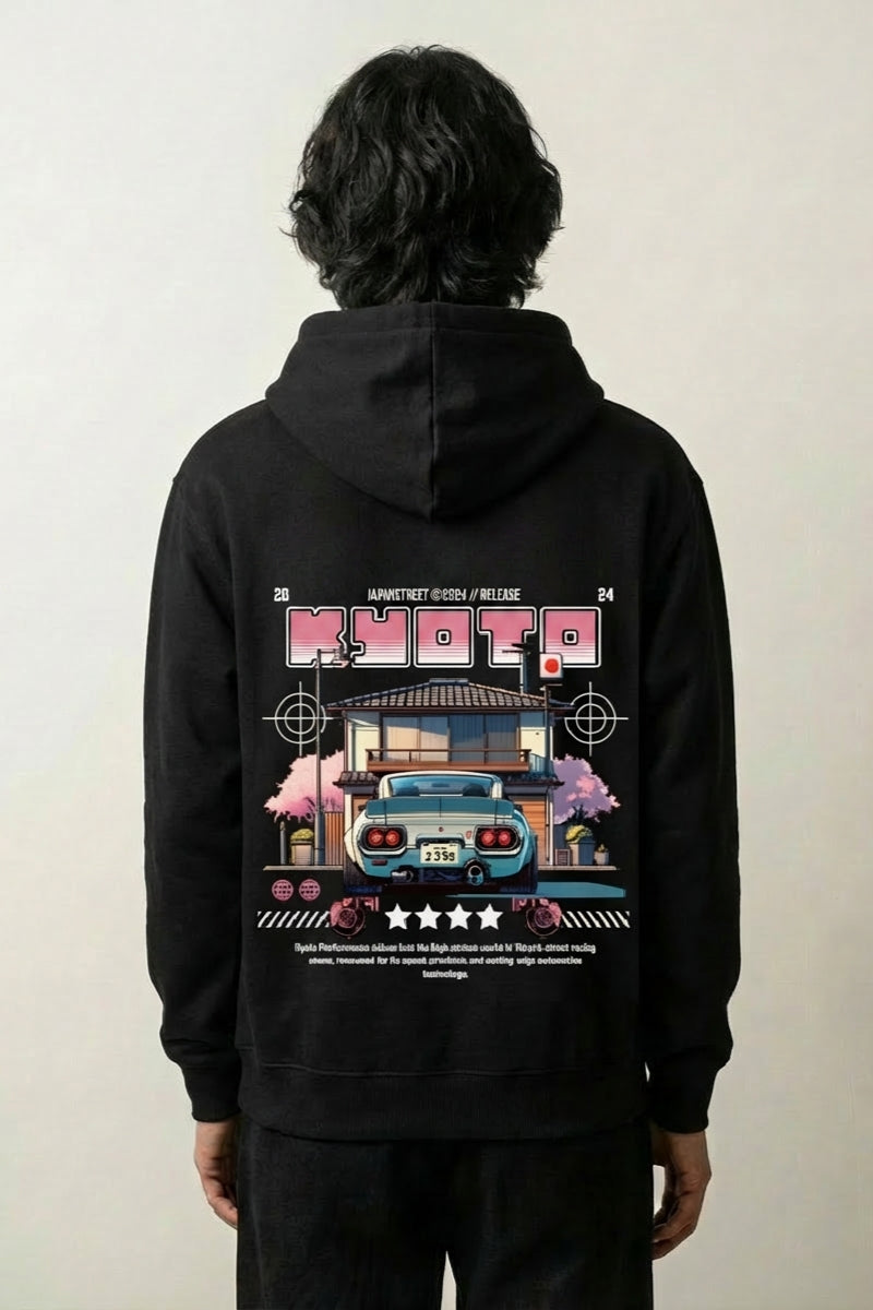 Sudadera Japanese Car - きょうと sudadera japonesa llevada estilo streetwear japonés Ropa Japonesa