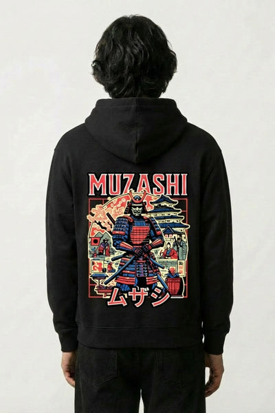 Sudadera japonesa Muzashi - うきよえ
