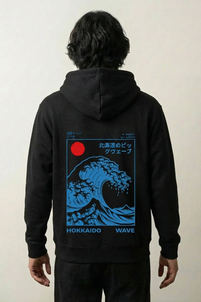 Sudadera Kanagawa Wave - 葛飾 北斎