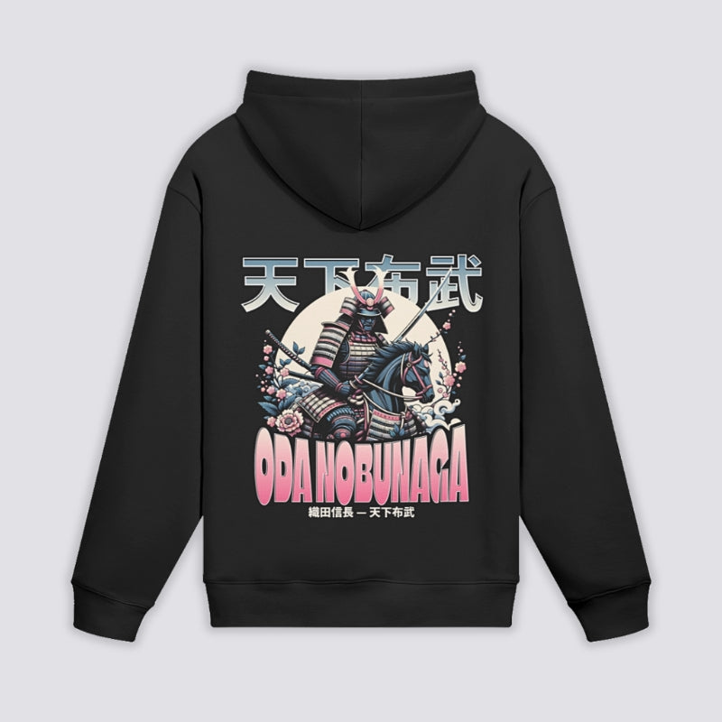 Sudadera Oda Nobunaga - 天下布武 — Negro