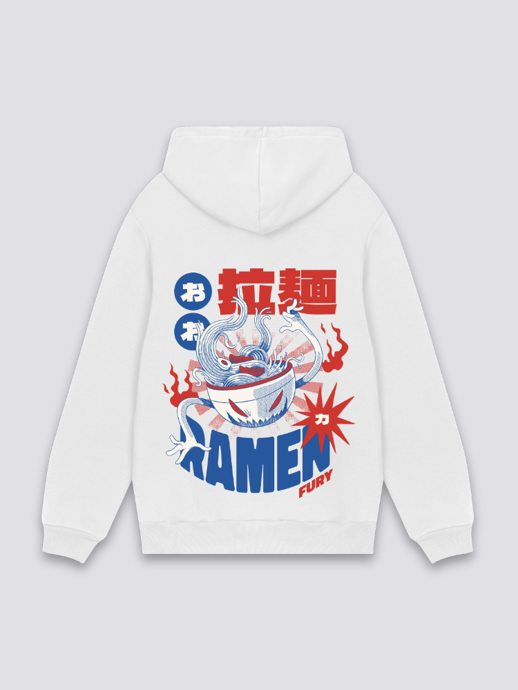 Sudadera ramen fury dragón estampado japonés oversize