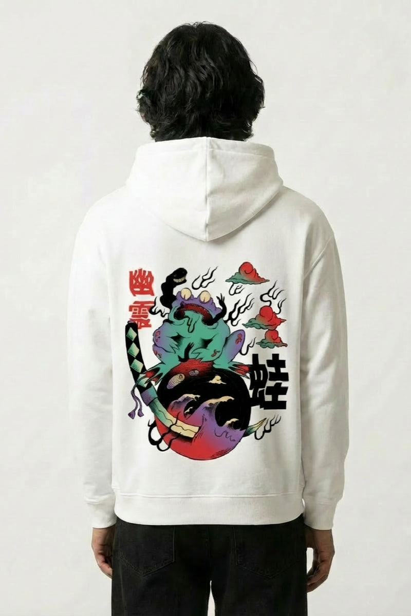Sudadera urbana rebelde rebellewear estampado japonés oversize Ropa Japonesa