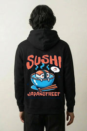 Sudadera Sushi - サーモン寿司 sudadera japonesa llevada estilo streetwear japonés Ropa Japonesa