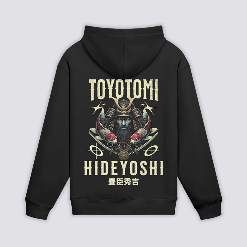 Sudadera Toyotomi Hideyoshi - 天下統一 — Negro