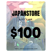 Tarjeta regalo Ropa Japonesa de 100 € para moda y accesorios japoneses