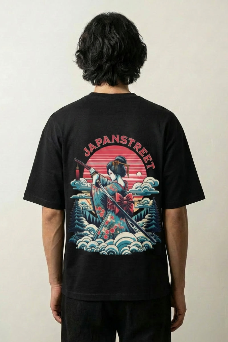 Camiseta japonesa de mujer - げいしゃ