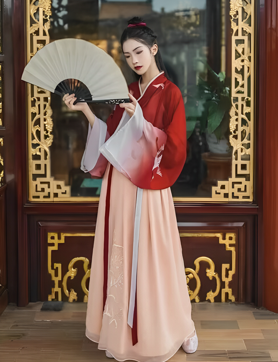Vestido tradicional ligero de inspiración japonesa