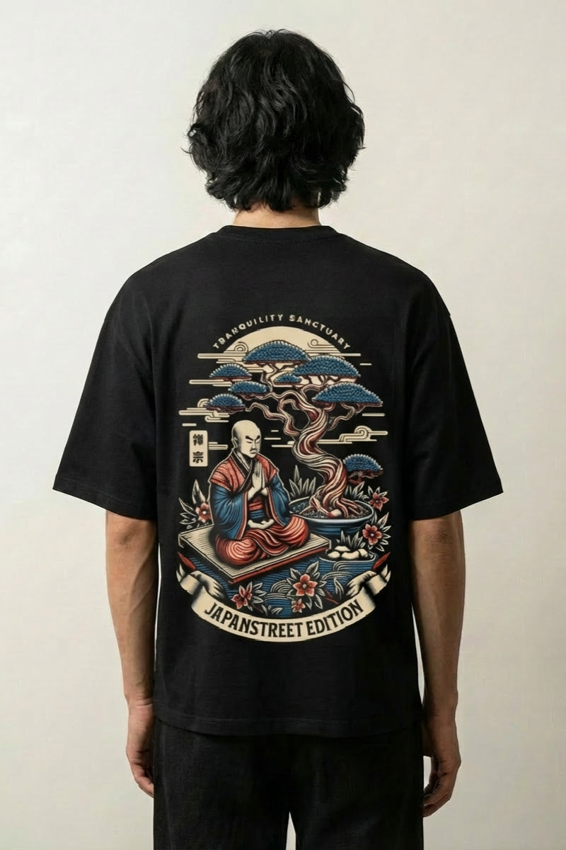 Camiseta estampada japonesa - プリント