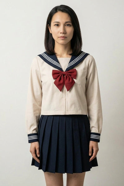Uniforme Escolar Japonés Beige 'Kinu'