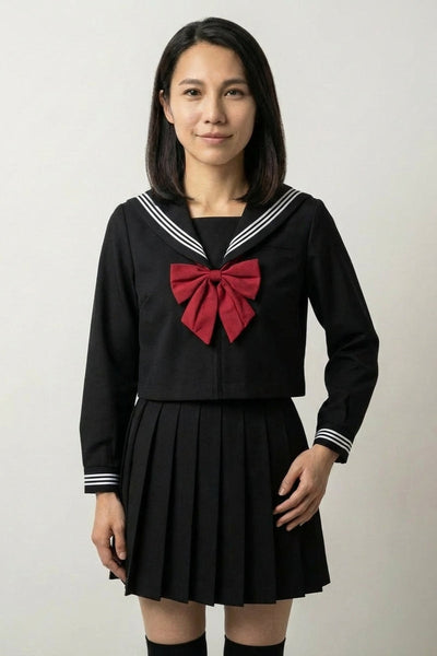 Uniforme Escolar Japonés Burdeos 'Kuro'