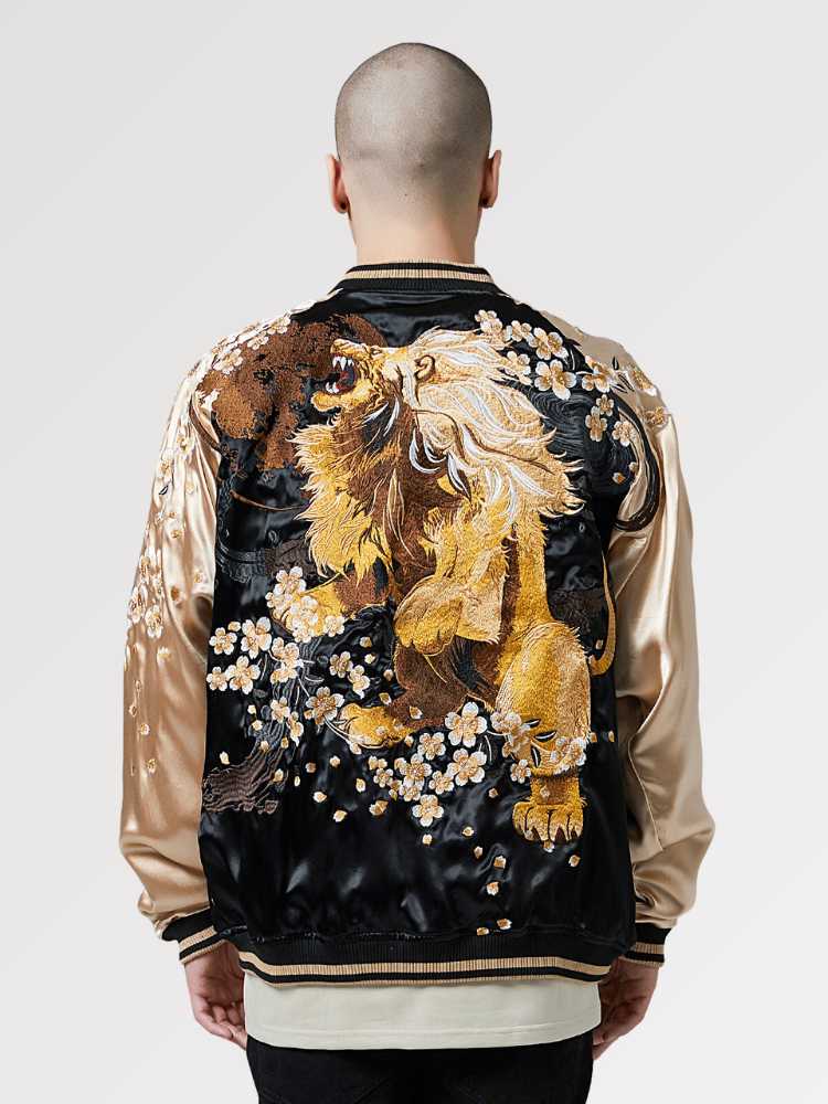 Chaqueta Vintage Sukajan 'Japan Tiger'