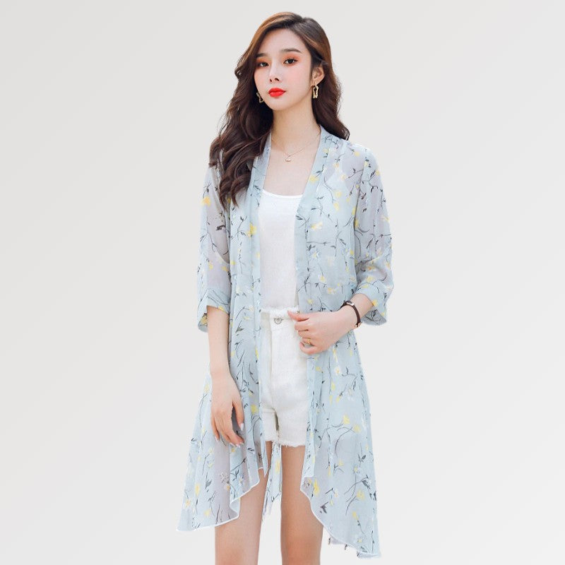 Kimono de playa para mujer 'Yuriko'