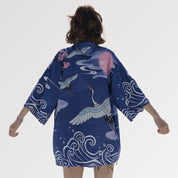 Kimono de mujer con original estampado japonés