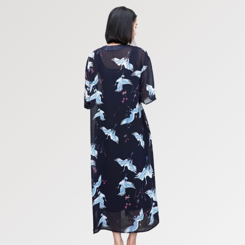 Kimono transparente de mujer