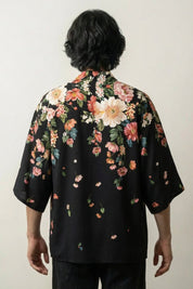 Yukata Haori Edición Floral haori japonés llevado mannequin estilo streetwear Ropa Japonesa